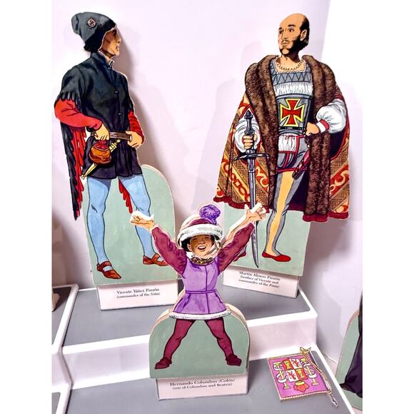 Christopher Columbus Paper Dolls Paperback Tom Tierney 1991 on boards - Picture 5 of 8